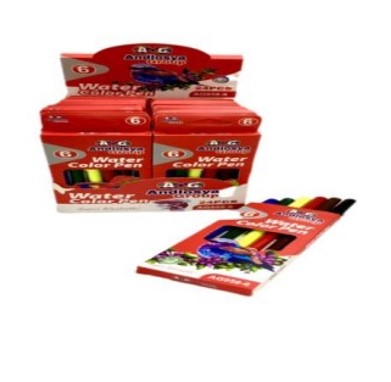 AG Felt Tip Markers Box – 6 Colors