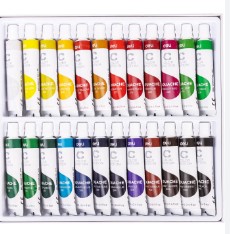 Deli Gouache Paints 24 Colors 12ml