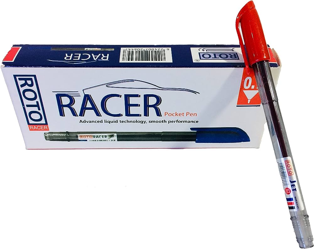 Roto 12-Piece Pen Set Box Roto Racer Red