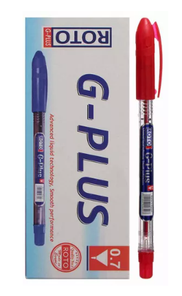 Roto 12-Piece Pen Set Box Roto G-Plus Red