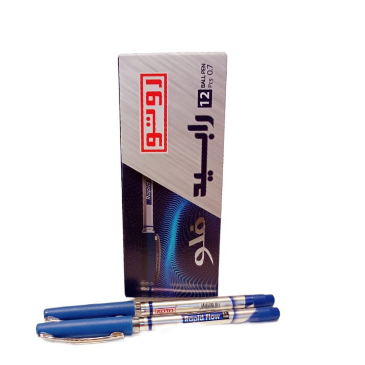 Roto 12-Piece Pen Set Box Roto Rapid Flow Blue