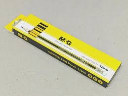 M&G 2BBox Pencil Wood Eraser 12 Pieces