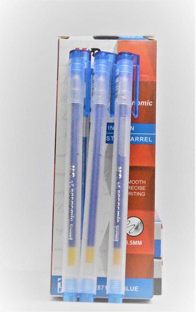 M&G Box Gel Pen Blue 12 Pen