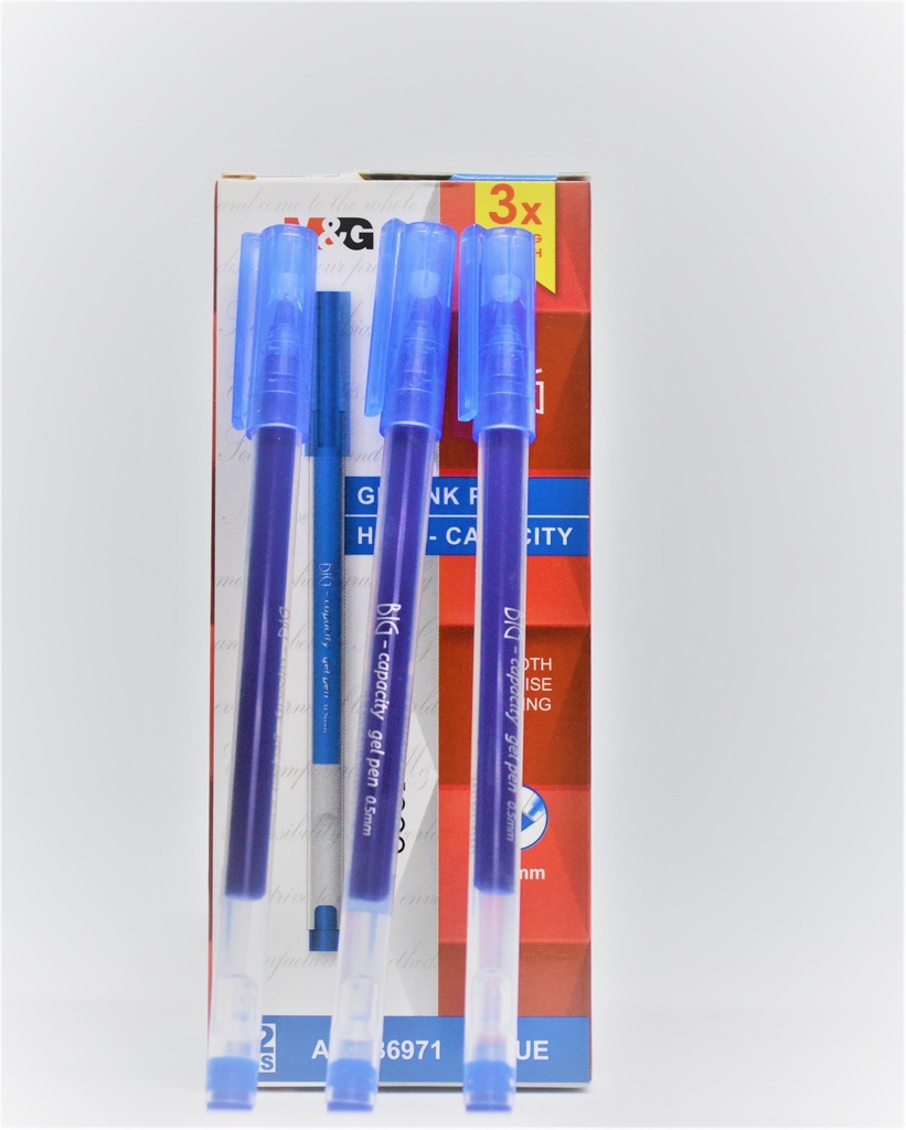 M&G Box Gel Pen Blue 12 Pen AGPB6971