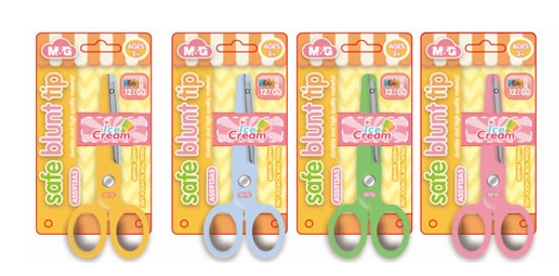 M&G Kids Scissors 127 mm Protection Stainless Steel On Card