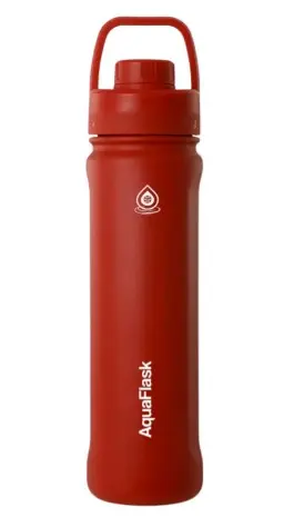 زجاجة مياه Aqua Flask سبورت 650 مل أحمر كرزي AF-T125