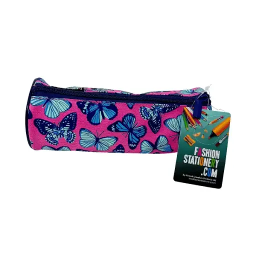 Sponge Mesh Black Pencil Case - Polyester PCP24008D