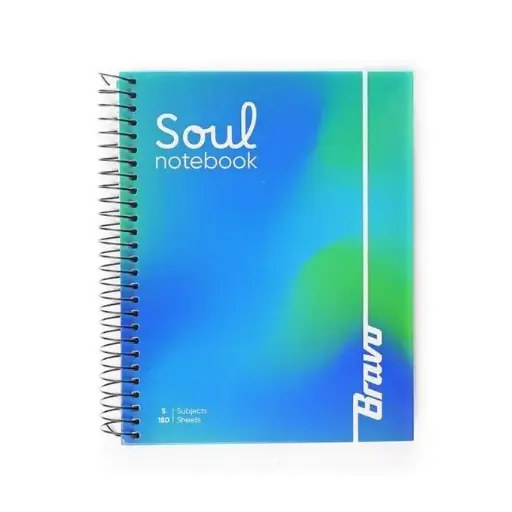 Bravo New Soul Medium Notebook 180 Sheets 