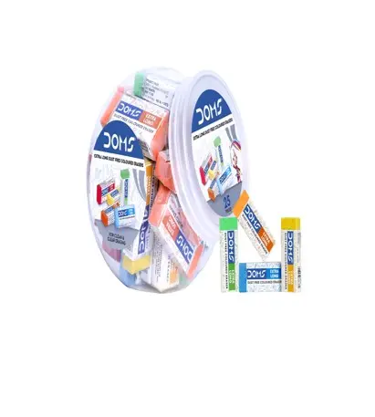 Doms Jumbo Neon Eraser Jar – 25 Pieces