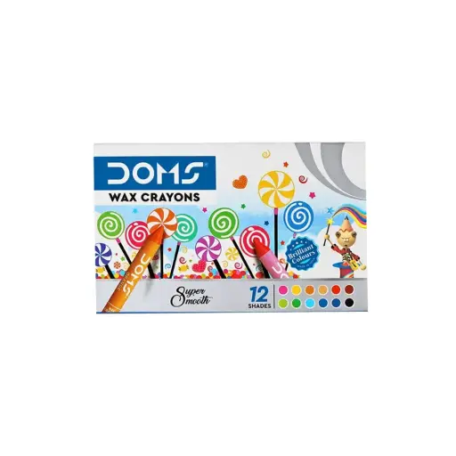 Doms Wax Crayons Set – 12 Colors
