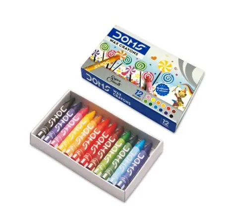 Doms Wax Crayons Set – 12 Colors
