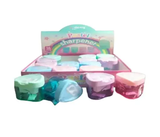 Yalong Heart-Shaped Plastic 2-Hole Sharpener