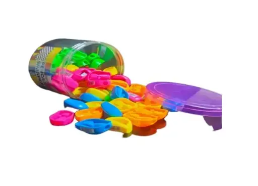 Yalong Jar with 60 Pieces Pencil Sharpeners