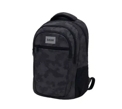 BANK Backpack Black/Grey 4-2BG