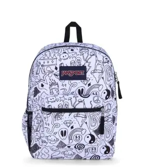 شنطة ظهر JANSPORT كروس تاون بلس جرافيتي تشيك