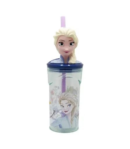 STOR 3D Figurine Tumbler Kids Water Bottle 360 ml - Frozen