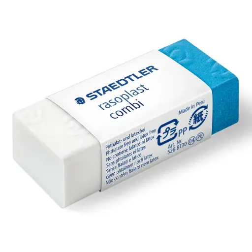 STAEDTLER Eraser rasoplast combi 43x19x13mm