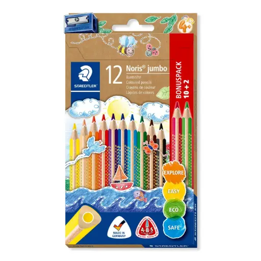 STAEDTLER Coloured pencil Noris jumb FSC