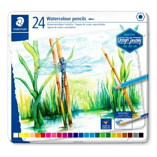 STAEDTLER Coloured pencil aqu 24pc