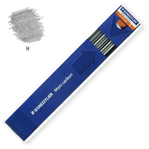 STAEDTLER Drawing lead Mars carbon H 12pcs