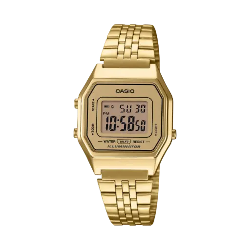 Casio Watch 
Stainless Steel Band , LA680WGA-9DF