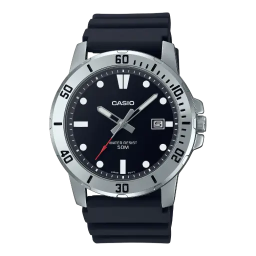 Casio Watch Resin Band , MTP-VD01-1EVUDF