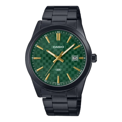 Casio Watch Stainless Steel 
Triple-fold Clasp Band , MTP-VD03B-3AUDF