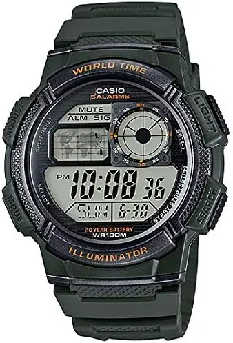 Casio Resin Band Watch AE-1000W-3AVDF