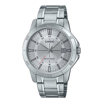 Casio Watch Stainless Steel 
Triple-fold Clasp Band , MTP-V004D-7CUDF