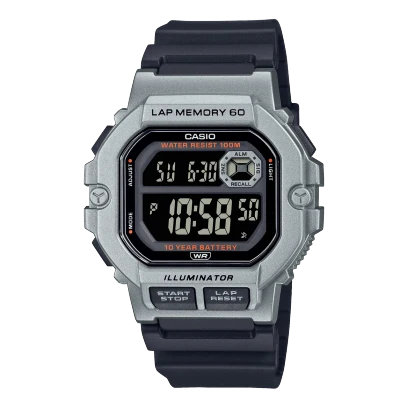 Casio Watch Resin Band , WS-1400H-1BVDF