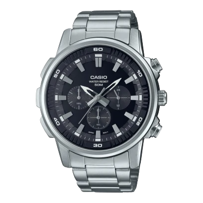 Casio Watch Stainless Steel Band , MTP-E505D-1AVDF