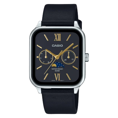 Casio Watch Genuine Leather Band , MTP-M305L-1A2VDF