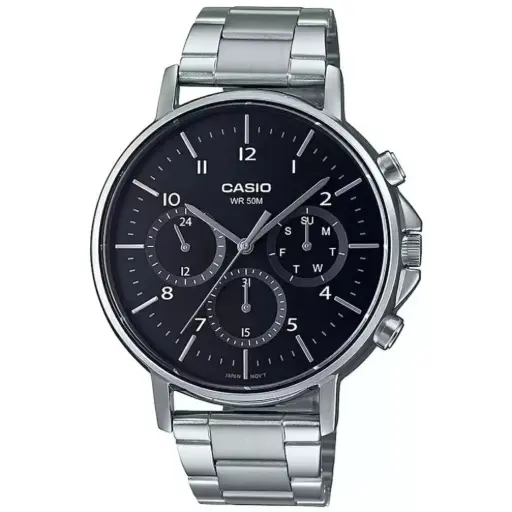 Casio Watch Stainless Steel Band , MTP-E321D-1AVDF