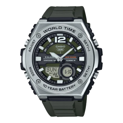 Casio Watch Resin Band , MWQ-100-3AVDF