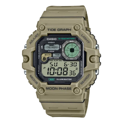 Casio Watch Resin Band , WS-1700H-5AVDF