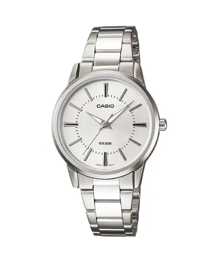 Casio Watch Stainless Steel 
Triple-fold Clasp Band , LTP-1303D-7AVDF