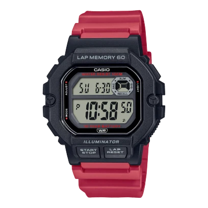 Casio Watch Resin Band , WS-1400H-4AVDF