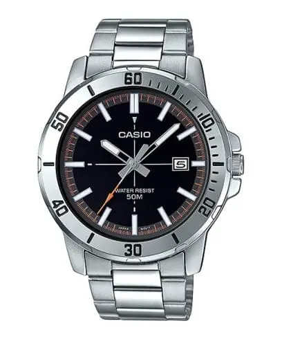 Casio Watch Stainless Steel 
Triple-fold Clasp Band , MTP-VD01D-1E2VUDF
