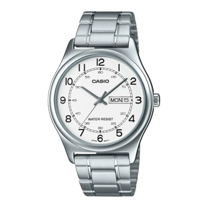 Casio Watch Stainless Steel 
Triple-fold Clasp Band , MTP-V006D-7B2UDF