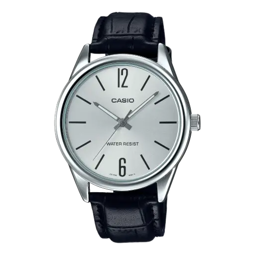 Casio Watch Leather Band , MTP-V005L-7BUDF