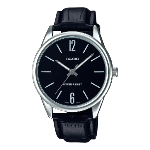 Casio Watch Leather Band , MTP-V005L-1BUDF