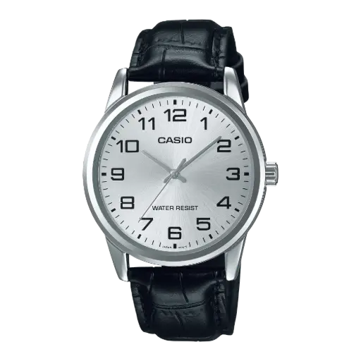 Casio Watch Leather Band , MTP-V001L-7BUDF