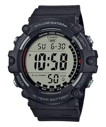 Casio Watch Resin Band , AE-1500WH-1AVDF