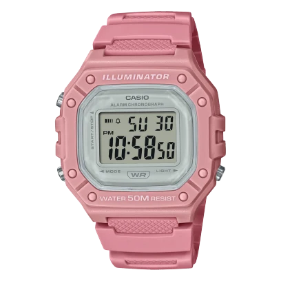 Casio Watch Resin Band , W-218HC-4AVDF