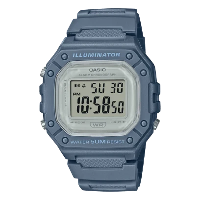 Casio Watch Resin Band , W-218HC-2AVDF