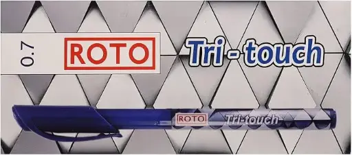 Roto 12-Piece Pen Set Box Roto Tri-Touch Red