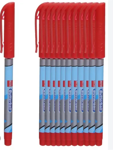 Roto 12-Piece Pen Set Box Roto Peter Ball Red