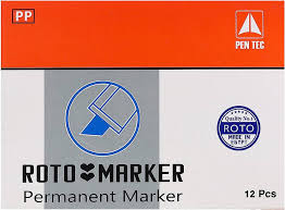Roto 500 Permanent Marker 12-Piece Set Blue